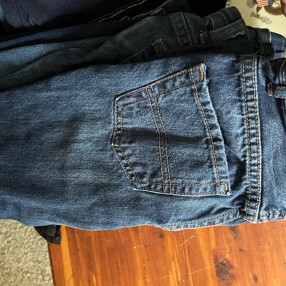 Boy's Slim Straight Jeans - Dark Blue - Picture 2 of 2
